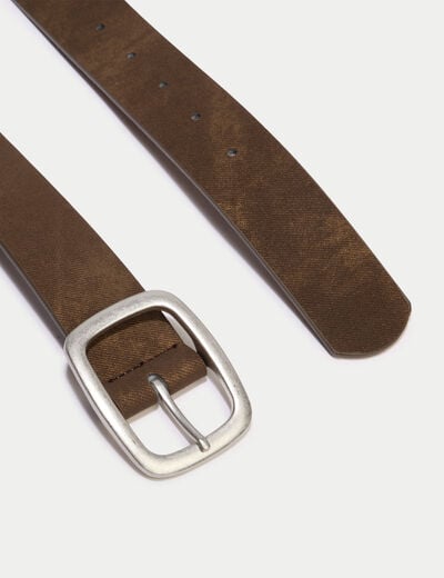 Ceinture marron fonc&eacute; femme