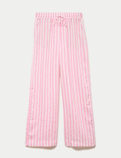 Pantalon bootcut taille standard rose femme