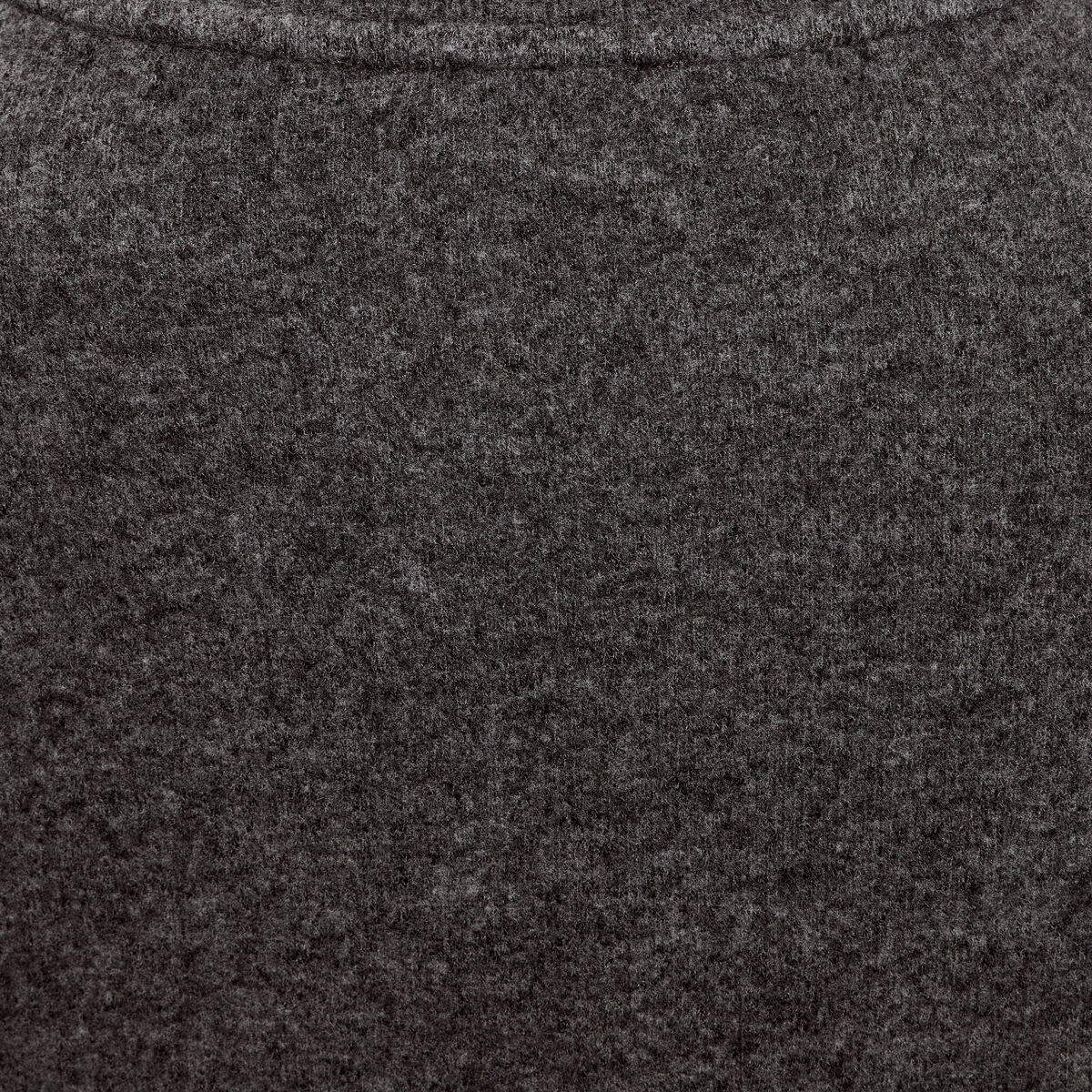 Pull effet 2-en-1 gris fonc&eacute; femme