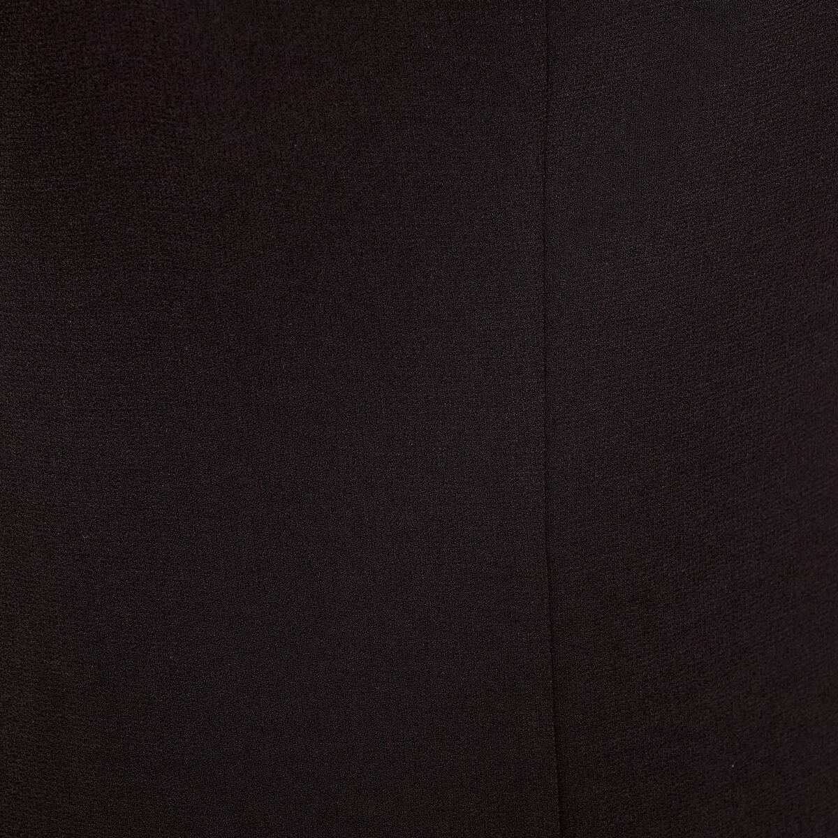 Robe longue droite col v satin&eacute;e noir femme