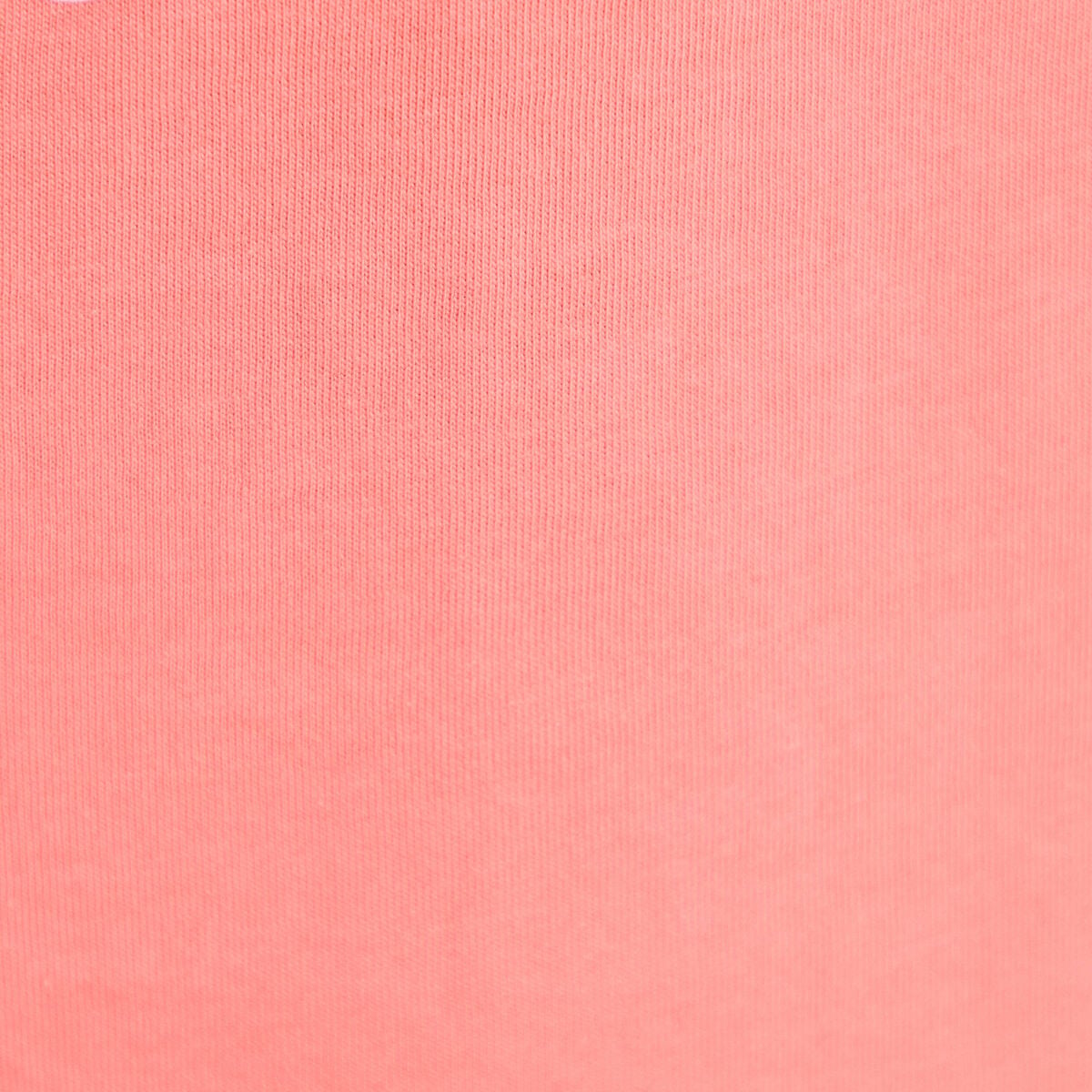 T-shirt oversize manches courtes rose corail femme