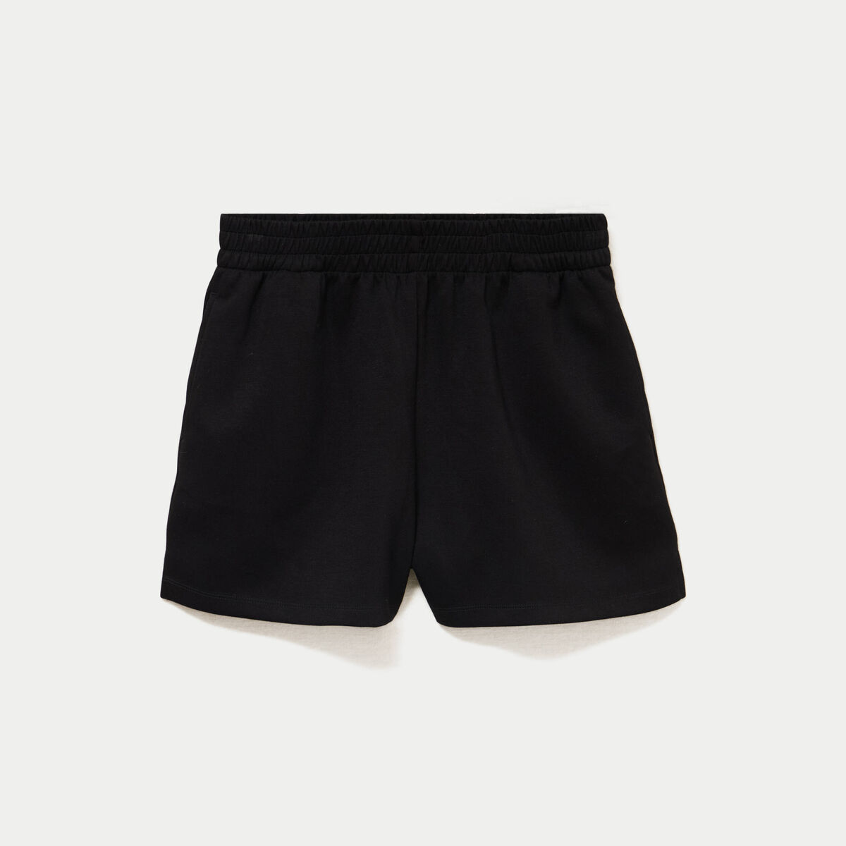 Short flare noir femme