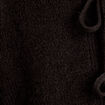Gilet court nou&eacute; noir femme