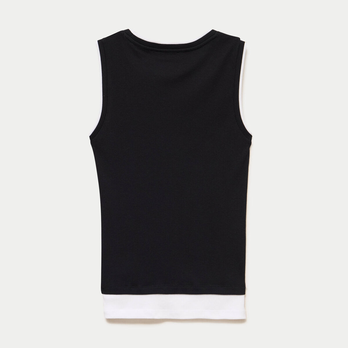 D&eacute;bardeur ajust&eacute; col rond noir femme