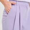 Pantalon large &agrave; pinces parme femme