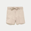 Short beige femme