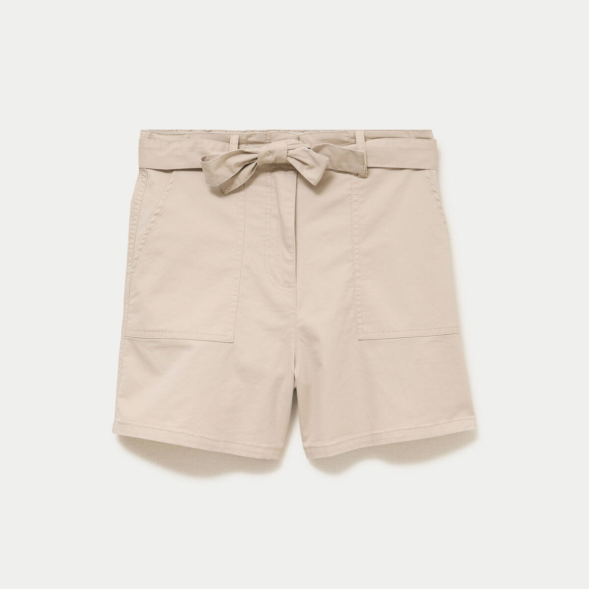 Short beige femme