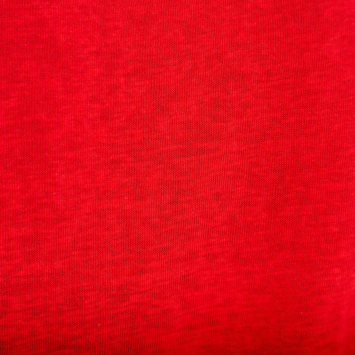 T-shirt col rond manches courtes noeuds rouge femme