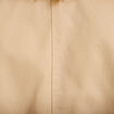 Trench droit court col tailleur sable femme