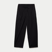 Pantalon bootcut taille basse noir femme