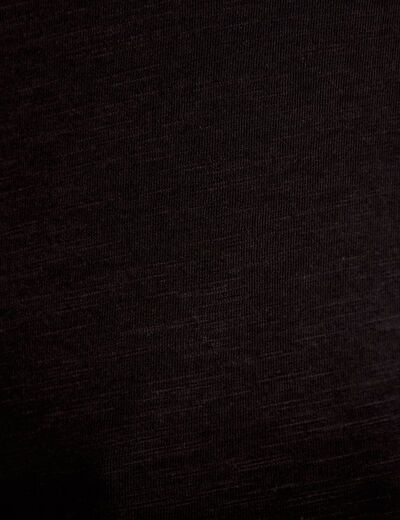D&eacute;bardeur col v noir femme