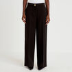 Pantalon bootcut taille standard noir femme