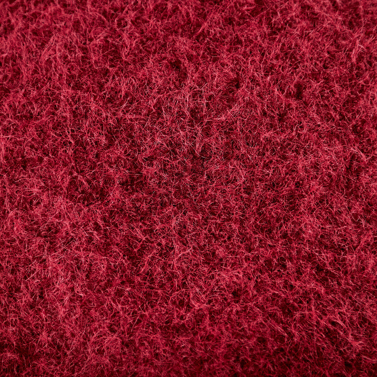 Gilet sans manches effet polaire rouge fonc&eacute; femme