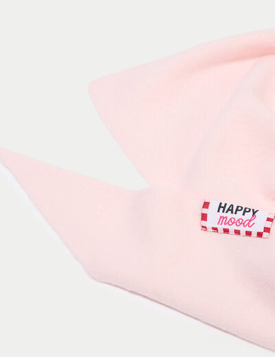 Foulard rose clair femme