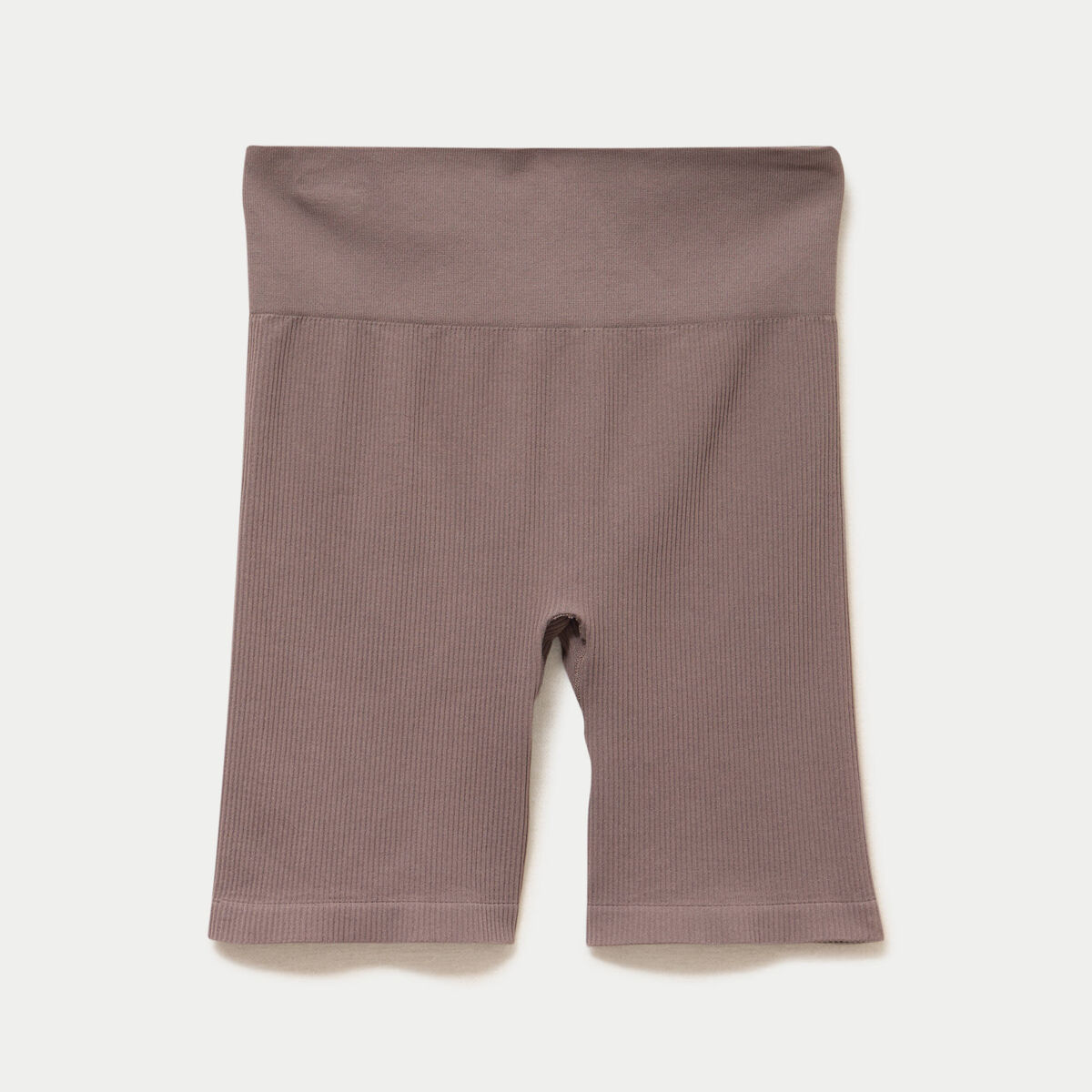 Short cycliste sans couture marron clair femme