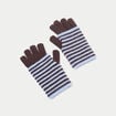 Gant-mitaine 2-en-1 bleu clair femme