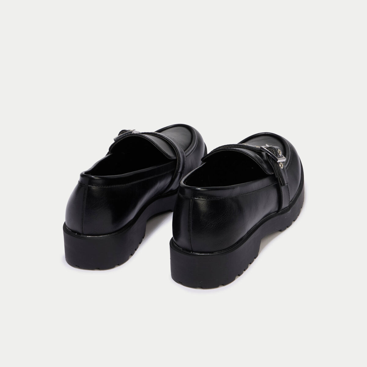 Mocassins noir femme