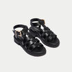Sandales noir femme
