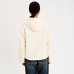 Sweat effet polaire ecru femme
