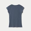 T-shirt manches courtes gris femme