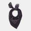Foulard bleu marine femme
