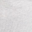 Pull effet 2-en-1 gris fonc&eacute; femme