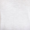 T-shirt col v manches courtes blanc femme
