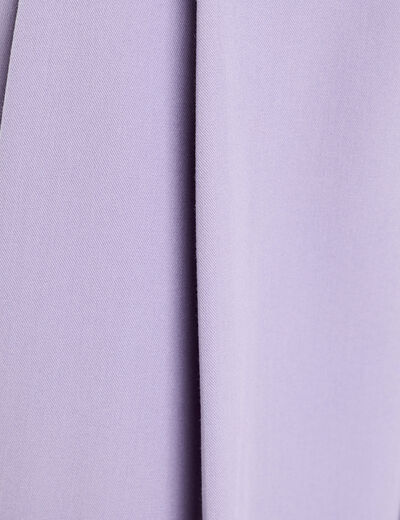 Pantalon large &agrave; pinces parme femme