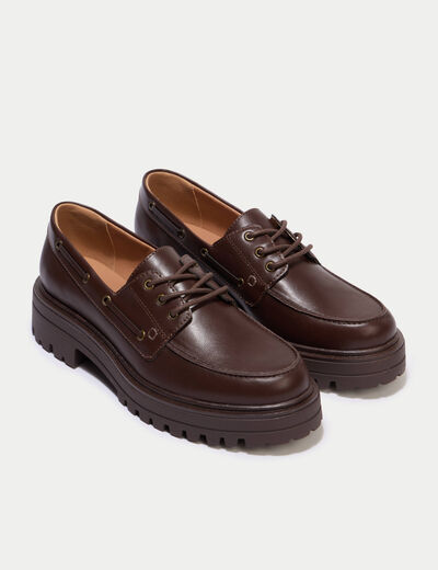 Chaussures marron femme