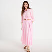 Chemise manches longues rose clair femme