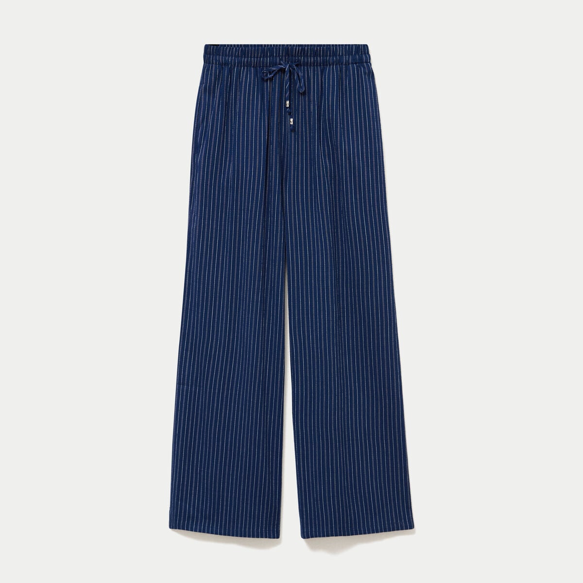 Pantalon bootcut taille standard bleu femme