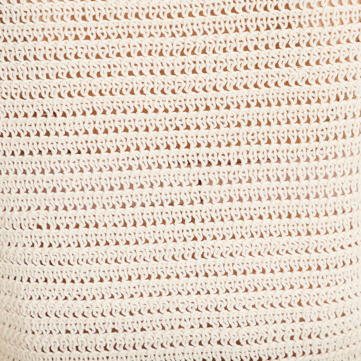Pull manches longues ecru femme