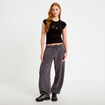 Jegging taille basse gris fonc&eacute; femme