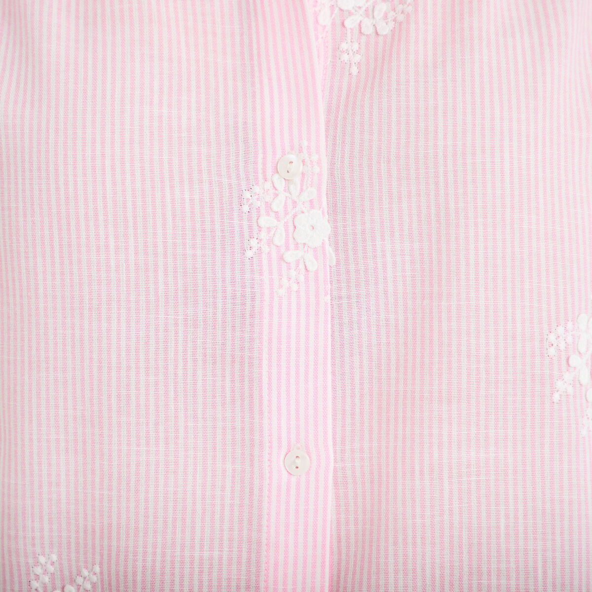 Chemise sans manches col classique rose femme