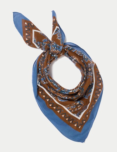 Foulard marron femme