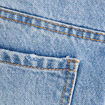 Bermuda en jean avec ceinture amovible denim triple stone femme