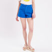Short &agrave; ourlets bleu roi femme