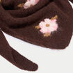 &Eacute;charpe fluide marron fonc&eacute; femme