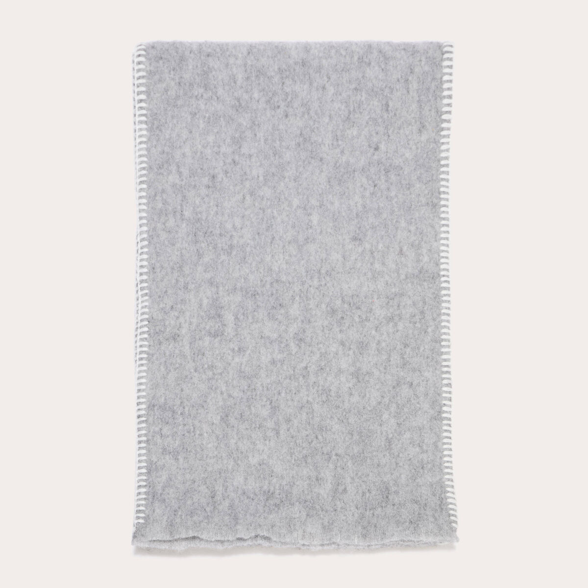 &Eacute;charpe fluide gris clair femme