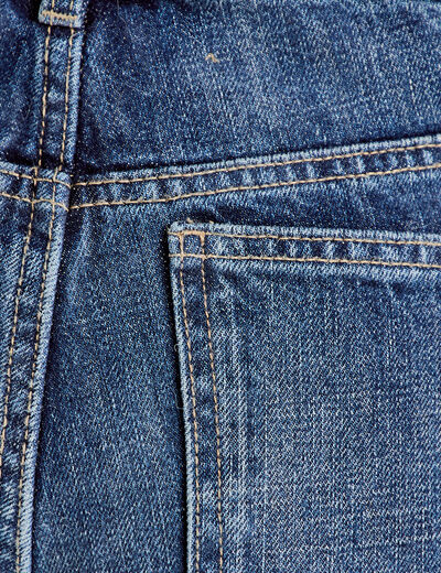 Jean wide leg taille standard denim stone femme