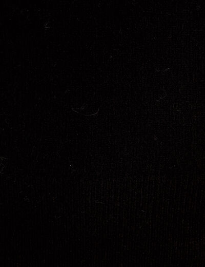 Pull avec col roul&eacute; noir femme