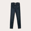 Jeans slim push-up denim blue black femme
