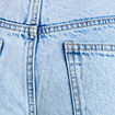 Short en jean avec broderie denim bleach femme