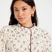 Chemise droite manches longues multicolore femme