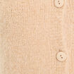 Gilet sans manches col rond beige femme