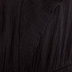 Robe courte &eacute;vas&eacute;e col v manches courtes noir femme