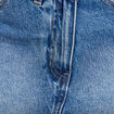 Jupe-short droite en jean denim double stone femme
