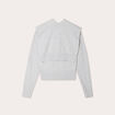 Pull effet 2-en-1 gris fonc&eacute; femme