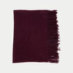 &Eacute;charpe chin&eacute;e bordeaux femme