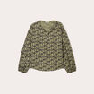 Blouse manches longues vert femme